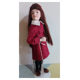 Vintage 1984 Norman Rockwell Character Collectors 10.75" Laura Bisque Doll