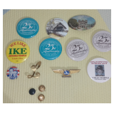 Lot of Various Vintage Buttons & Pins