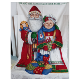 Vintage Christmas Cut and Sew Panel Mr and Mrs Santa