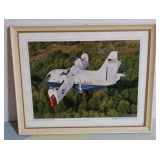 Framed Decor Air Force Memorabilia -Photograph of XC-142 Aircraft, 15" x 11"