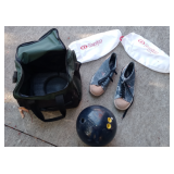 Vintage Bowling Set- Bag/Ball/Shoes
