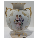Antique Hand Painted Limoges JPL Vase 1890