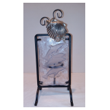 Dolphins & Seashell Cast Iron Decorative Luminary Candle Holder