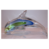 Jumping Glass Dolphin, 9"