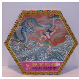 Vintage Marbles Asian Checkers Game