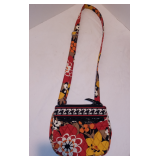 Vera Bradley Bittersweet Little Flap Hipster Cross Body Shoulder Bag Purse
