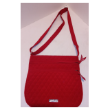 Vera Bradley Triple Zip Crossbody-RED