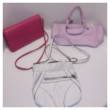 Lot of 3 Handbags, Various Styles & Sizes