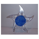 Art Glass Starfish Paperweight - Nautical, 5"