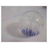 3.5" Glass Paperweight Decorative Globe