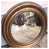 24" Decorative Round Wall Mirror