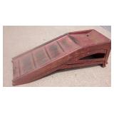 Set of 2 Vintage Automotive Ramps 12"H x 12"L x 35"L