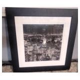 Framed Art NYC Skyline, 23.5" x 23"