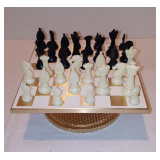 Vintage Glam Hassenfeld Brothers 1923-1968 Miniature Chess Board Complete Set