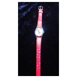 Vintage Lorus Minnie Mouse Watch w/Red band