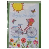 trueliving Small Garden Flag- Bicycle