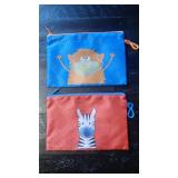 Set of 2 Kids Mask Pouches