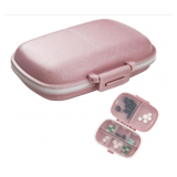 1Pack Travel Pill Organizer, 8 Compartments Portable Pill Case, Small Pill Box 