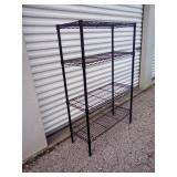 4 Tier Wire Shelving-Assembled, 54.5" x 34.5" x 14"