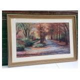 Framed Artwork Nature Painting 26" x 39"