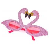 PLAY BLING Party Sunglasses Hawaiian Flamingo Sunglasses Novelty Eyewear for Kids Fancy Dress