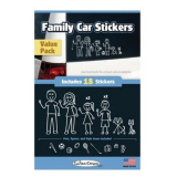 Family Sticker Cool Family White 18pcs