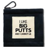 TOUNER GMN050 I Like Big Putts Funny Golf Ball Cleaning Towel Pocket