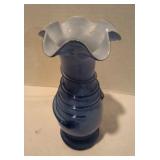 Glass Vase Murano Vase Decorative Hand-Blown Glass, 8"H