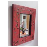 Wood Frame Decorative Mirror, 16" x 20"