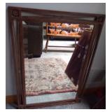 Wrought Iron Framed Decorative Mirror, 22" x 31.5"