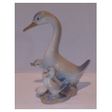 PORCELAIN MATT BISCUIT Family of Ducks MIGUEL REQUENA VALENCIA MADE IN SPAIN