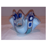 Yahrzeit Jewish Memorial Candle Holder Multiple Colors Kiln-formed Fused Glass