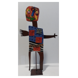 Bill Fink Metal Sculpture - Cobra Man - Signed