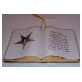 Vintage The Order of the Eastern Star Masonic Ceramic Decor