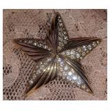 Vintage Swarovski Starfish Brooch