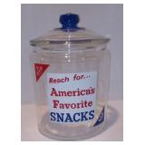 Vintage NABISCO "NABS" Biscuit or Cookie Jar