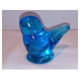Vintage BLUEBIRD OF HAPPINESS~Art Glass Figurine~Unsigned