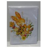 Vinyl Spring Rabbit Tablecloth