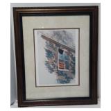 Framed Signed & Numbered Art 22/500, 19.5" x 23.5" Stan Pierce of Westerville Ohio