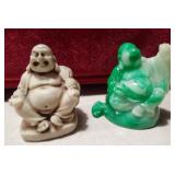 Lot of 2 Asian Buddha Figurines