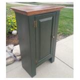 Wooden Painted Cupboard Cabinet, 26" x 41" x 40"