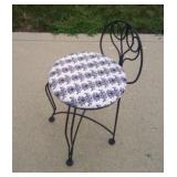 Decorative Chair, 14" x 26" 17", 18" Seat Height