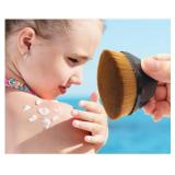 Foundation Makeup Brush for Blending Liquid Cream Flawless Powder Face Blush with Protective Case