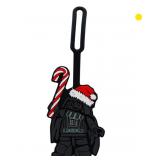 LEGO Star Wars Bag Tag Christmas Darth Vader With Candy Cane Disney- NEW!