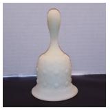 Vintage Fenton Satin Custard Uranium Glass Bell