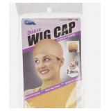 Deluxe Universal Wig Cap Hair Net 2 Pieces- One Size Fits All Thin Stocking -NEW 