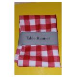 Red Buffalo Check Table Runner 14" x 72"
