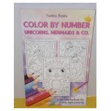 Color by Number - Unicorns, Mermaids & Co.: A Fun Coloring Book for Kids Ages 6 and Up Paperback – J