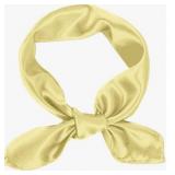 1 Piece of Satin Square Scarf Ribbon Neck Scarf