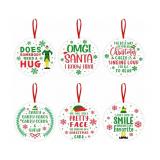 Cheroloven Buddy The Elf Christmas Ornaments, 6Pcs